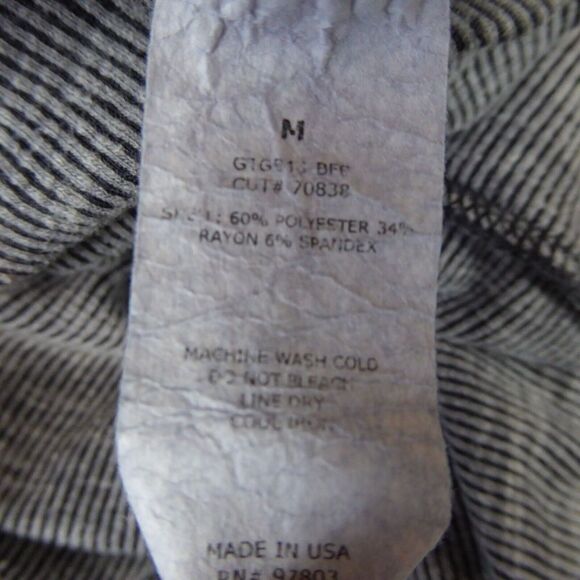 Green Envelope Sweater Women's Medium Gray Cowl Neck High Low  USA Made - Picture 10 of 11